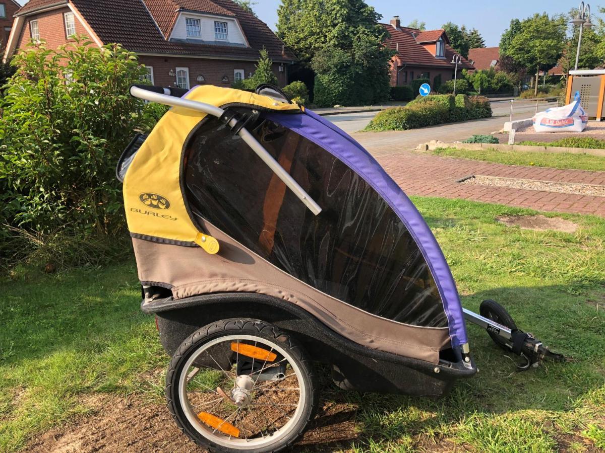 Großzügiges Reetdachhaus an der Nordsee Langenhorn Exterior foto